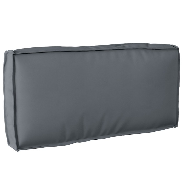 vidaXL Pernă pentru spătar din paleți Antracit 80 x 40 x 12 cm 42001528