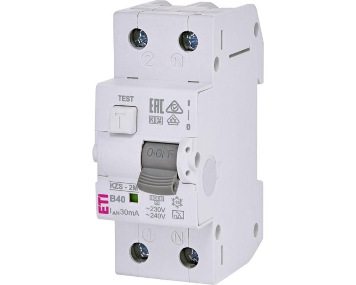 Diferential RCBO 40A 1P+N B 30mA 10kA tip A Eti 002173208