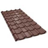 Tigla metalica Bilka Balcanic, maro mat (RAL 8017), 2930 x 1180 x 0.5 mm
