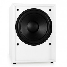 Auna Active Subwoofer Line-300-SW-WH AUX alb foto