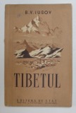 TIBETUL - SCURTA SCHITA GEOGRAFICA de B.V. IUSOV , 1953