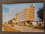 CPIB 23116 CARTE POSTALA - CAMPULUNG . HOTEL MUSCEL, SCRISA SI NECIRCULATA, DATATA: 1977, RESTAURANT, AUTOTURISM