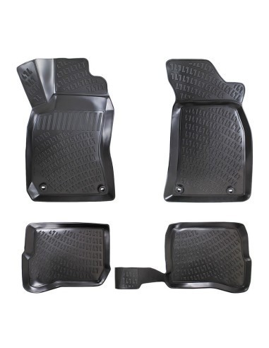 Set covorase auto din cauciuc tip tavita Skoda Superb I B5 2001-2008