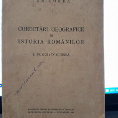 Corectari geografice in istoria romanilor. Pe Olt, in Oltenia - Ion Conea