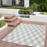 Covor Premium Belgian Model Essenza 48624-637, Marime 80 x 150 cm, Gri, Inaltime Fir 7 mm, Antialergic, Polipropilena, Living, Dormitor, Sufragerie, B