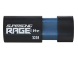 MEMORIE USB 3.2 PATRIOT Supersonic Rage Lite, 32 GB, protectie slide, negru, &quot;PEF32GRLB32U&quot; (timbru verde 0.03 lei)