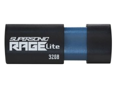 MEMORIE USB 3.2 PATRIOT Supersonic Rage Lite, 32 GB, protectie slide, negru, &amp;quot;PEF32GRLB32U&amp;quot; (timbru verde 0.03 lei) foto