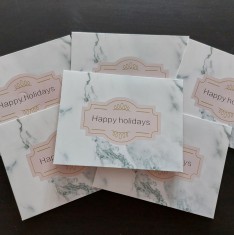 Felicitare eleganta Happy Holidays