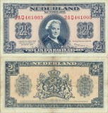 1945 ( 18 V ) , 2&frac12; gulden ( P-71a.3 ) - Țările de Jos