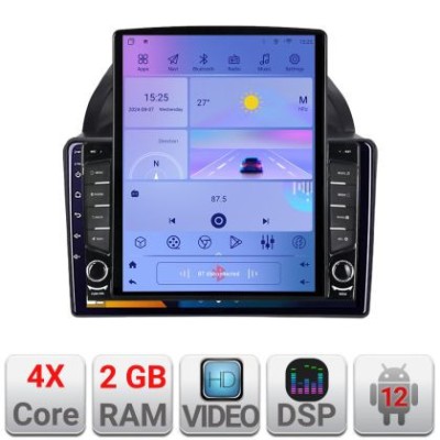 Navigatie Kia Carnival 2006-2014 Android radio gps internet quad core 2+32 ecran vertical 9.7&amp;quot; KIT-carnival2006+EDT-E708 CarStore Technology foto