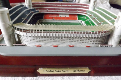 Macheta stadionului San Siro-Milano.Superba!!! foto