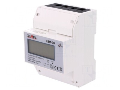 Controler pentru şină DIN OC IP20 100A LEM-30 foto