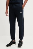 EA7 Emporio Armani pantaloni de trening culoarea negru, cu imprimeu, PJVRZ.8NPP66