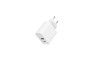 ALIMENTATOR retea 220V GEMBIRD, universal, 1 x USB Type-C 3.4A PD 20W, 1 x USB-A 3.0 maxim 3.4A QC 20W, alb, &quot;TA-UC-PDQC20-01-W&quot; (timbru verde 0.18 le