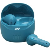 Casti In-Ear JBL Tune Flex 2, True Wireless, Bluetooth, ANC, Autonomie 48 ore, IP54, Spatial Sound, Multi-point, Turcoaz