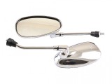 Oglinzi Moto Cromate M8 Revo - Set Oglinzi Universale Filet Exterior
