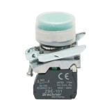 Buton comanda cu revenire si capac protectie 22mm, 1NO, TB4-BP31, IP65 Breckner Germany