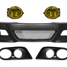 Bara Fata cu Proiectoare Lumini de Ceata si Ornamente Proiector BMW 3 Series Coupe/Cabrio/Sedan/Estate E46 (1998-2004) M3 Design Performance AutoTunin