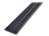 Radiator extrudat cu aripioare negru 1000mm