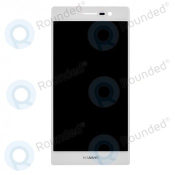 Modul display Huawei Ascend P7 LCD + Digitizer alb foto