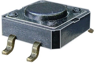 Intrerupator 12x12mm, inaltime 5mm - 124411