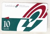 bnk card Cartele telefonice - Letonia - cartele Alcatel - Logo 10 - Col:LV-LTK-M008