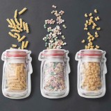 Pungi Depozitare Reutilizabile, Set 6 Bucăți, Capacitate 1000ml și 500ml, Fără Culoare, Oem