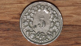 Elvetia - moneda de colectie - 5 rappen 1903 B - stare foarte buna !, Europa