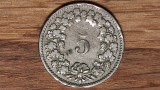 Elvetia - moneda de colectie - 5 rappen 1903 B - Libertas - stare buna !, Europa