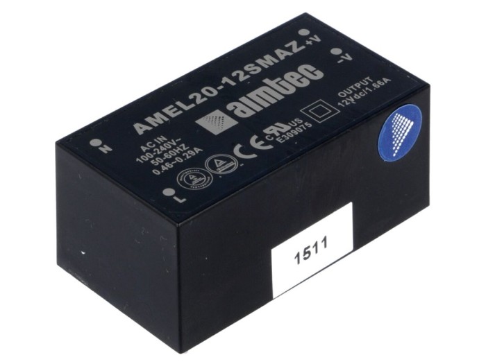 Convertor AC/DC 20W 12VDC