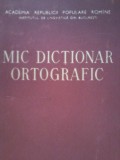 MIc dictionar ortografic