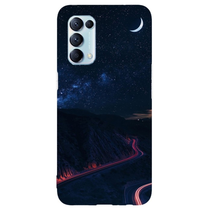 Husa compatibila cu Oppo A16 model Night Valley, Silicon, TPU, Viceversa