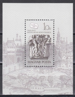 Ungaria 1987 - Ziua timbrului, Colita, MNH foto