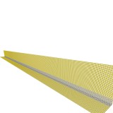 Profil Colt PVC cu Plasa Fibra Sticla Bico, 100x100x2500mm, Galben, Constructii &amp; Amenajari, Rezistent UV