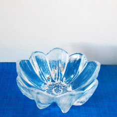 Bol fructiera cristal clar - Anemone 4 - design Mats Jonasson Maleras Sweden