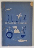 DELTA , TEZAURUL DUNARII de I. ALEXANDRESCU , 1964 , * LIPSA MIC FRAGMENT COPERTA FATA