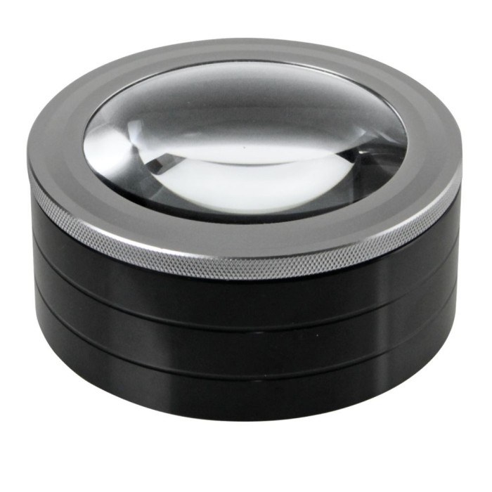 Lupa rotunda cu marire de 2x si lumina LED