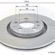 Disc frana VW GOLF IV (1J1) (1997 - 2005) COMLINE ADC1408V