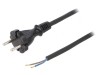 Cablu Electric Negru 5m 2x1mm2 16A