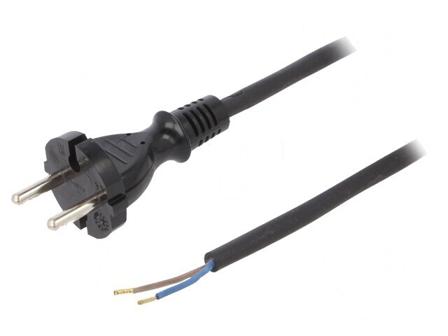 Cablu Electric Negru 5m 2x1mm2 16A