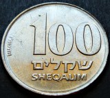 Cumpara ieftin Moneda exotica 100 SHEQALIM - ISRAEL, anul 1984 *cod 2523 - Monetaria Canberra, Asia