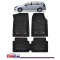 Covorase Auto TeamCar&reg; Tip Tavita Compatibile Opel Astra H Caravan (2004-2014) Negru Material Rezistent