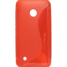 Husa silicon S-case rosie pentru Nokia Lumia 530