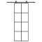 vidaXL Ușă glisantă cu set feronerie, 76x205 cm, sticlă ESG/aluminiu 3332886
