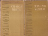 Cronicari Munteni 2 Volume Editura Pentru Literatura 1961 Anonimul Brancovenesc Radu Greceanu Brosat Istorie