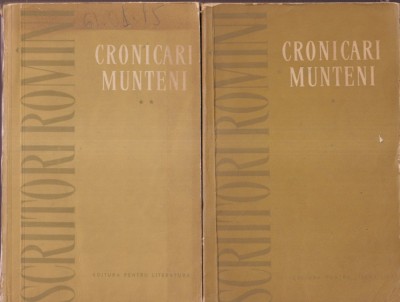 Cronicari munteni, 2 volume foto