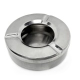 Scrumiera inox, antivant, 11 cm