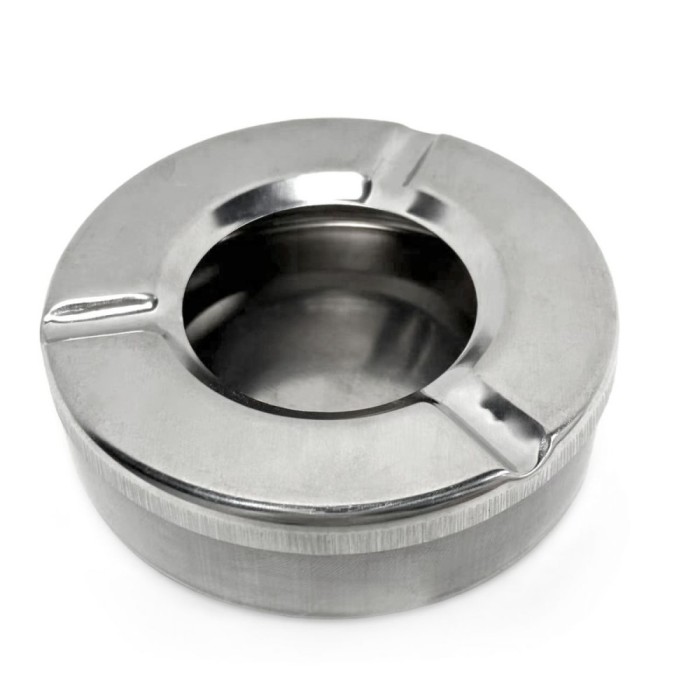 Scrumiera inox, antivant, 11 cm