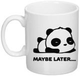 Cana alba personalizata &quot;Maybe Later!&#039;&quot;, INOVATIX&reg;. 330ml
