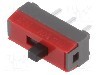 Intrerupator glisant, 2 pozitii, SPDT, ON-ON, NKK SWITCHES - SS12SDP2